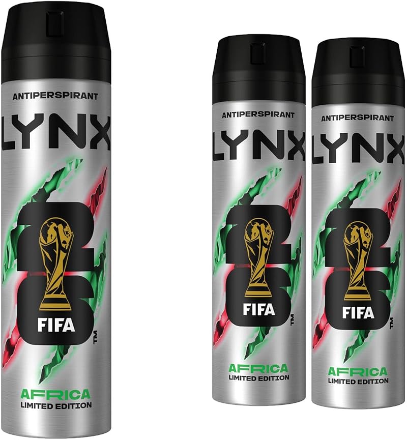 Lynx XL Antiperspirant Africa Deodorant Spray 200ml 72 Hour Odour Sweat