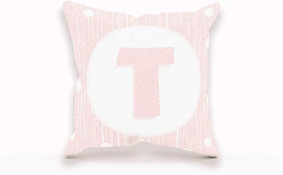 monogram nursery pillow