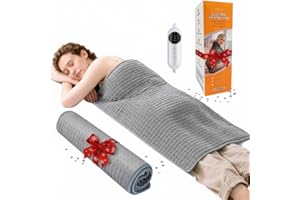 Extra Large Heating Pads for Back Pain Relief & Period Cramps,King Size 20x40 Inches,10 Heat Settings & 3 Timer Options, Wash