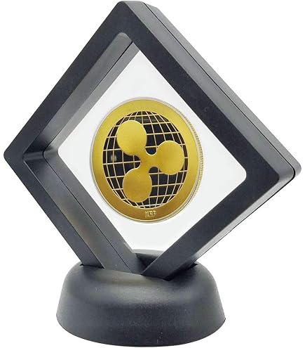 Ripple (XRP) Crypto Challenge Coin - Gold Plated Metal Collector's Commemorative Coin
