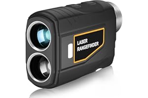 MIKOSI Golf Range Finder with Slope – 1200 Yards Laser Golf Rangefinder, 0.03s Pin Lock Vibration, Rechargeable for Hunting a