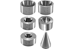 17 Degree 5 Piece Set Folding Reduction Die Folding Cone Self Centering Stainless Steel Stabilizer Coin Making Tool