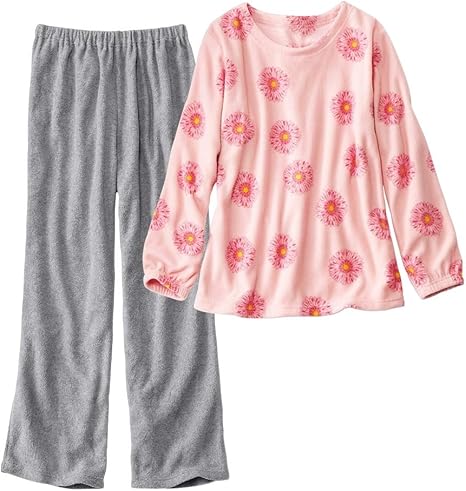 Amazon Nissen ニッセン ルームウェア パジャマ 長袖 フリース あったか 冬 上下 セット レディース パジャマ ルームウェアセット 通販