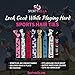 Multi-Colored Hair Ties with Lacrosse Design for Girls - No Crease Ponytail Elastics for Lacrosse Players (8 pcs) - by SPORTYBELLA