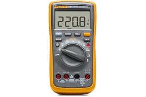 Fluke 17B+ Digital Multimeter, for Electrical Applications, Measures AC/DC Voltage 1000V, Current Measurements to 10A, Resist