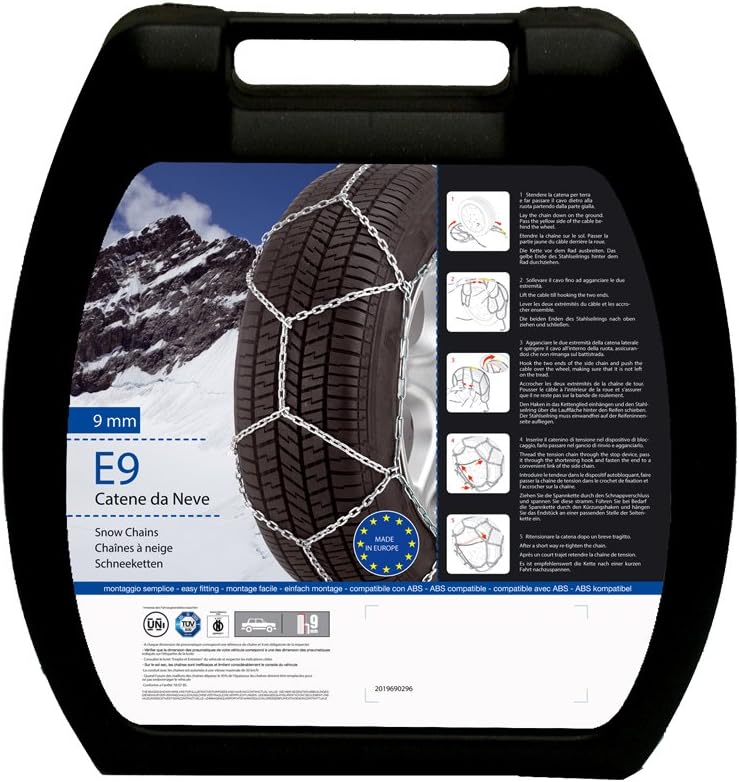 König E9 090 - Snow Chains, 2 Pieces, grey - Image 4