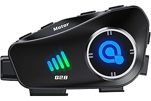 BTQILEYOO Motorcycle Helmet Bluetooth Headset, Wireless Camera Recorder with 1080P, 120°Wide Angle，HD Video/Photo, Body 360°Adjustment, Bluetooth 5.3, Smart Noise Reduction, IP66, 32GB TF Card