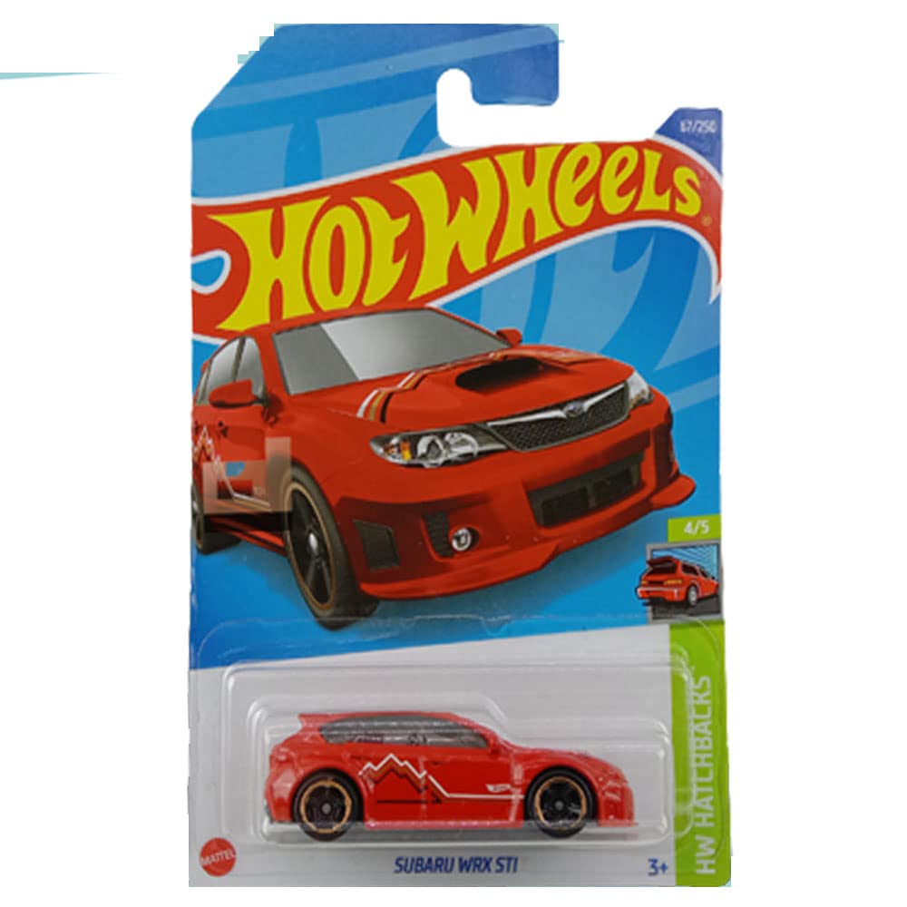 Hot Wheels - Subaru WRX STI - HW Hatchbacks 4/5 - HCX04 - Short Card - Red - Mattel 2022