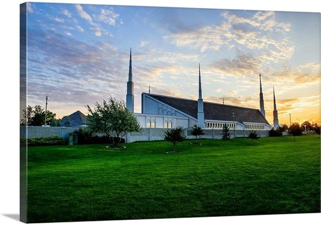 sam-shop Boise Idaho Temple, Impresionantes Nubes al Amanecer, Boise