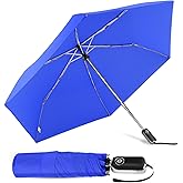 Natuquebrela Mini Travel Umbrella Automatic - Flat Portable Collapsible Umbrellas Lightweight Strong Compact Umbrella for Rain