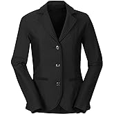 Kerrits Kids Affinity Aero Mesh Show Coat | Four-Way Stretch, Breathable, Classic Kids English Equestrian Competition Jacket, Hidden Zip, Machine Wash
