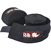 Bandagem Atadura Elástica Muay Thai Boxe Cor Preto - Rhino by Spank