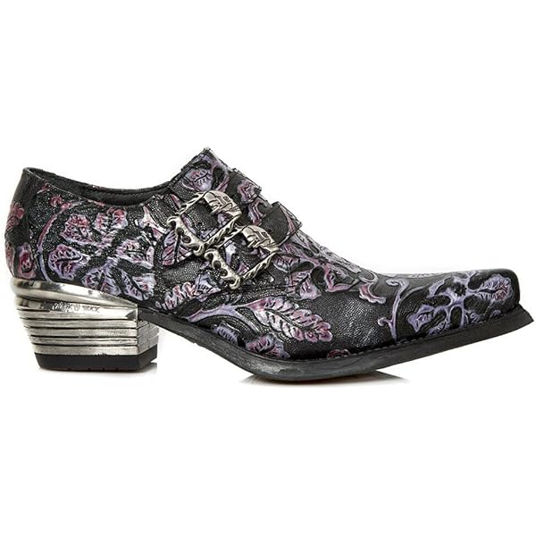 Amazon.com | New Rock M-2246-S14 Mens Newman Shoes Black Leather