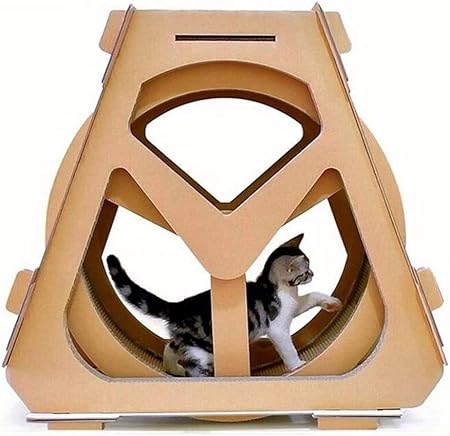 cardboard cat wheel