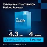 Intel Core i3-10100 Desktop Processor 4 Cores 4.3GHz LGA1200 10th Gen 65W view 3