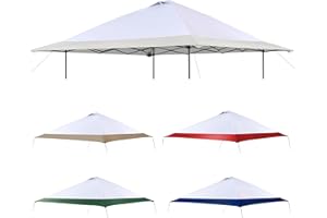 SCOMANAGE Replacement Cover Compatible with Coleman Oasis 13' x 13' Model:1606532, 2156426, 2156428 2157498, 2622040,Core Equipment #40155,#40363,#40325,Canopy Cover ONLY, (Beige)