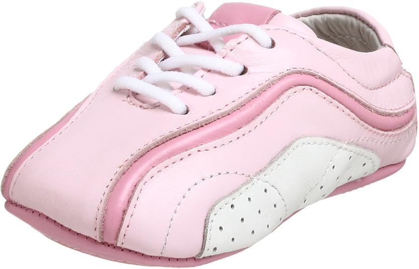 ShooFoo Infant Annie Baby Tennis Shoe, Pink, Small (US