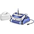 SereneLife Automatic Pool Vacuum for Inground Pools Robotic Pool Cleaner with 4500 GPH Suction from Twin Motors Brushes,2 Filters and Tangle-Free Cable Cleans 50 Ft Pools with 3 Timed Cycles,SLPORBT18