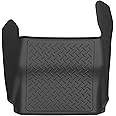 Husky Liners Weatherbeater Floor Mats | Fits 2009-2014 Ford F-150 All Cabs w/Out Manual Shifter | Center Hump, 1-pc Black - 83421