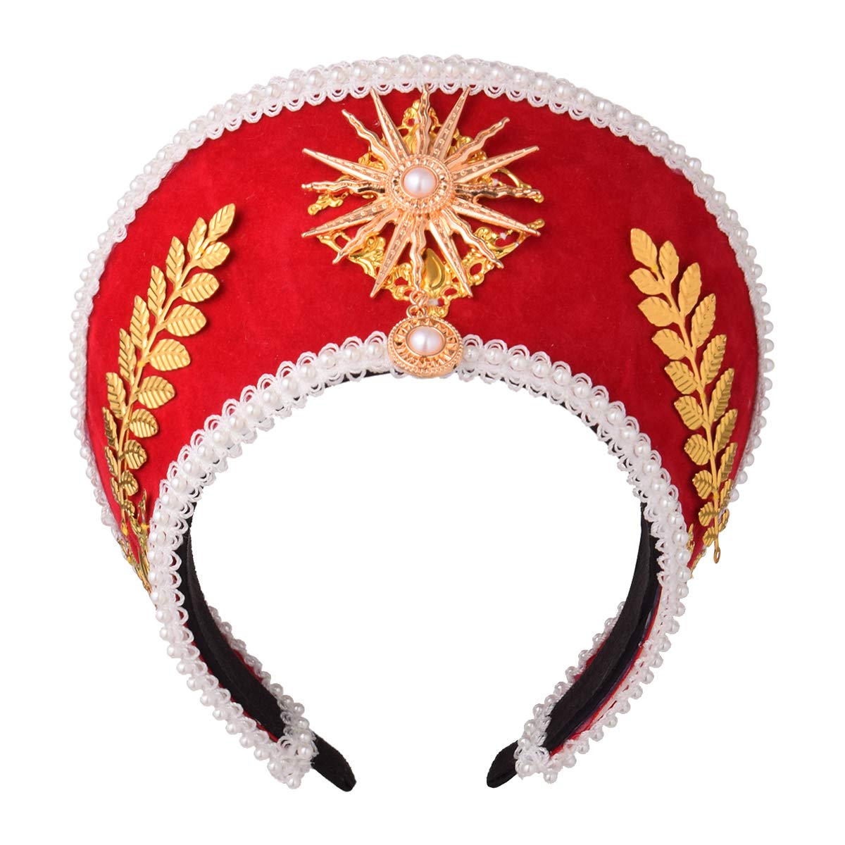 GRACEART Anne Boleyn Hat Headpiece Elizabethan Headwear Tudor Coronet Hood Hat