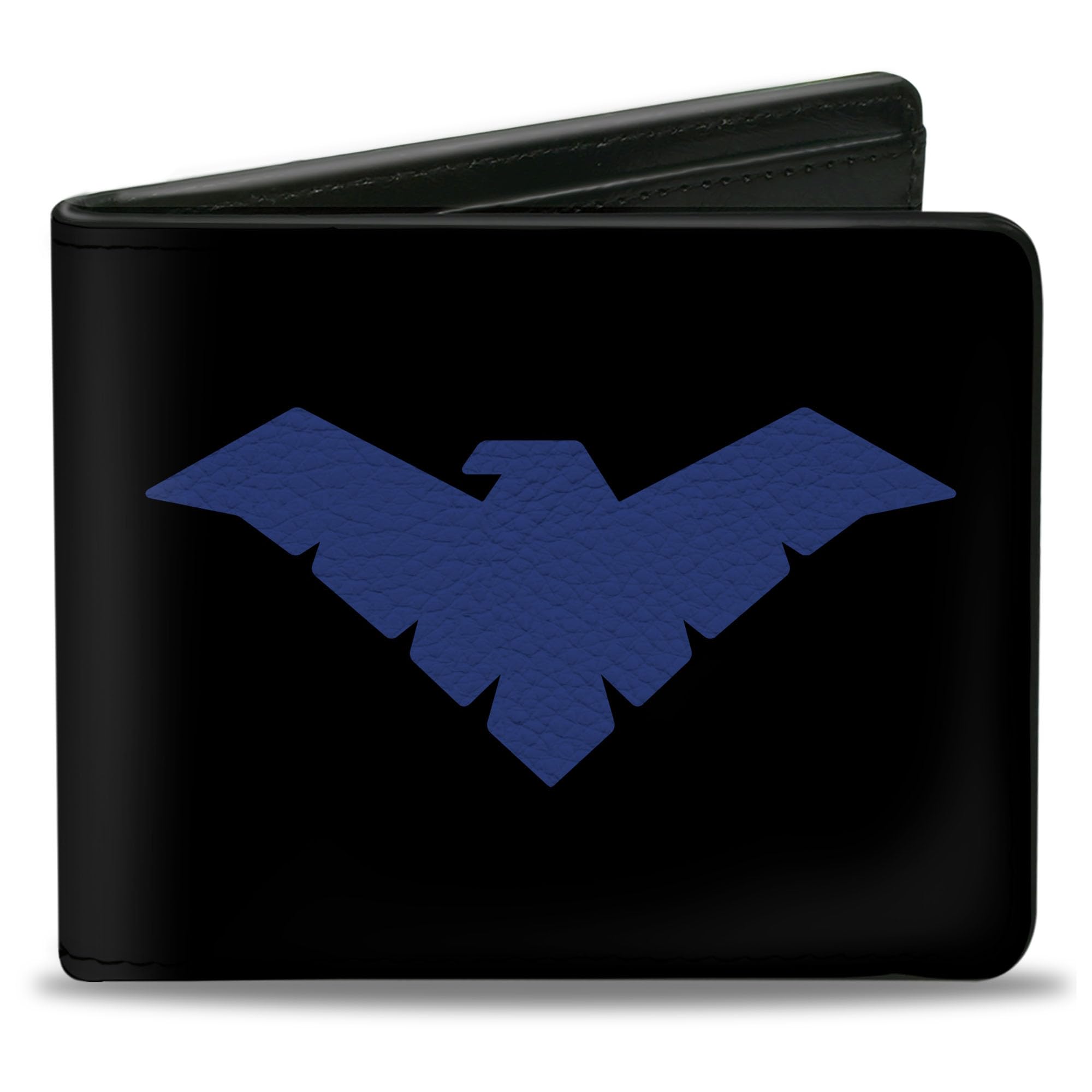 Buckle-Down - Bi-Fold Wallet Pu Bifold Wallet - Nightwing Issue #1 Welcome to Gotham Cover Pose/Logo Black/Gray/Red unisex-adults