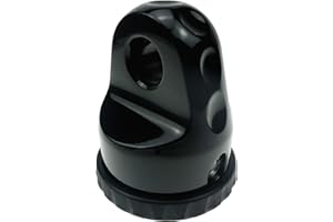 YUANTUO Winch Hook Shackle Mount Fits for ATV UTV SUV Jeep Wrangler 3/8 inch Winch Lines 3/4" D-Ring 22000 lbs Load Rating- Black with Iron Pin and Rubber Guard