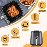 BYKITCHEN Air Fryer Silicone Liners 2 Pack for Ninja Speedi/Cosori 16.3cm view 3