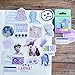 46 Pcs/Pack Creative Cute Vaporwave Mini Paper Sticker Decoration DIY Ablum Diary Scrapbooking Label Sticker Kawaii Stationery