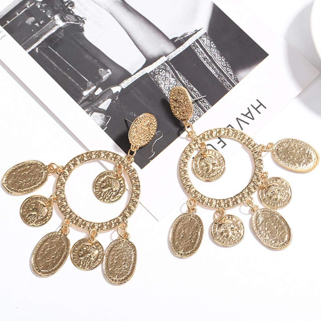 UpBeauty New Women Fashion Earrings Jewelry Trendy Round Shape Charm Wedding Gift Drop & Dangle