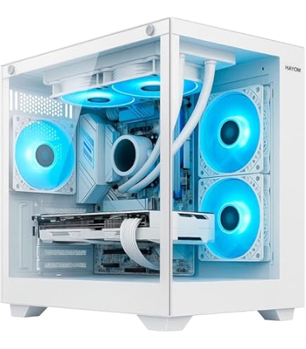 GABINETE GAMER MID TOWER SEM FAN SEM FONTE CC-201W FRACTAL BRANCO