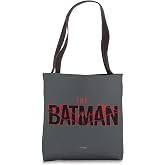 The Batman Logo with Red Bat Tote Bag