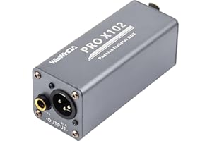 WisWinDa Pro X102-1S 1/4 6.35 TRS/TS/XLR Multi-Purpose Hum Eliminator Box Microphone and Audio Player Ground Loop Noise Isolator HiFi Stereo Noise Filter for Different Audio Using Systems