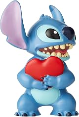 Enesco Disney Showcase Collection Stitch Heart Figurine - Handmade Collectible view 3