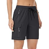 GymBrave Women's Hiking Shorts Quick Dry Lightweight Cargo Shorts for Outdoor Athletic Travel with Pockets