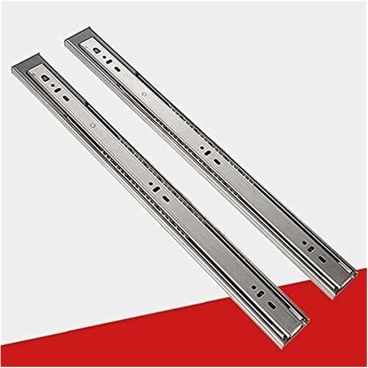 3 Folds Drawer Runners, Stainless Steel Ball Bearing Furniture Slide