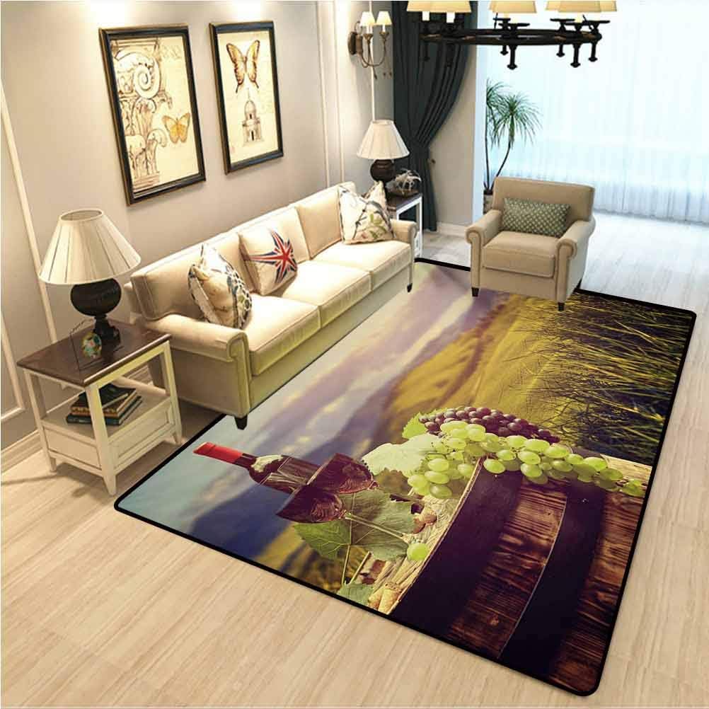 Amazon.com: Wine Carpets for Bedroom Living Room Italy Tuscany