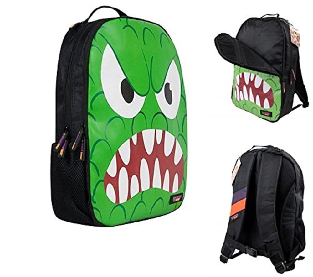 green monster backpack