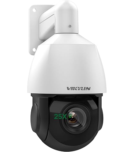 Amazon.com : VIKYLIN 8MP PTZ POE+Starlight IP Outdoor Security