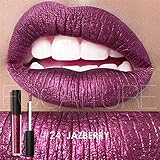 Hot Lipsticks! AMA(TM) Waterproof Makeup Liquid Moisturizing Lipstick Long Lasting Metallic Diamond Lip Gloss Cosmetic (B)