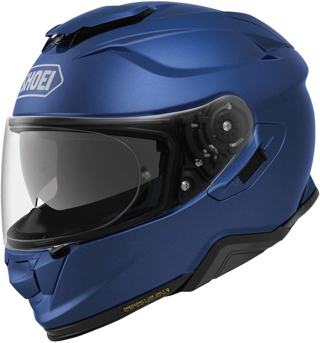 Shoei GT-Air 2 Motorcycle Helmet Matte Blue Metallic/Medium (More Size and Color Options)