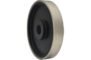 CAQUXIL Diamond Lapidary Jewelry Grinding Wheel 6 Inch with 1 Inch Arbor Hole, Diamond Grinding Wheel for Gem, Marble, Granite, Glass, Ceramics, Cemented Carbide, 1000 Grit