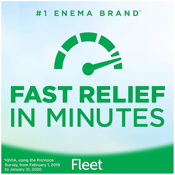 FLEET LAXATIVE SALINE ENEMAS FOR CONSTIPATION RELIEF FOR ADULTS, FAST AND EFFECTIVE, 4 BOTTLES PER PACK, 4.5 FL OZ EACH