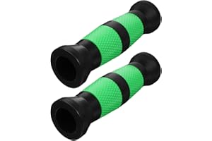 Hemobllo 2pcs Green Non-Slip Dumbbell Handle Grips with Thick Lifting Cushions for Barbell Weightlifting Hand