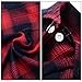 Koneseve Dog Shirt, Pet Plaid Clothes Shirt T-Shirt, Sweater Bottoming Shirt for Small Dog Cat Puppy Grid Adorable Wearing Stylish Cozy Halloween,Christmas Costumes (Red;XS/Extra Small)