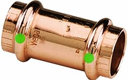 Viega 78052 ProPress Zero Lead Copper Coupling with