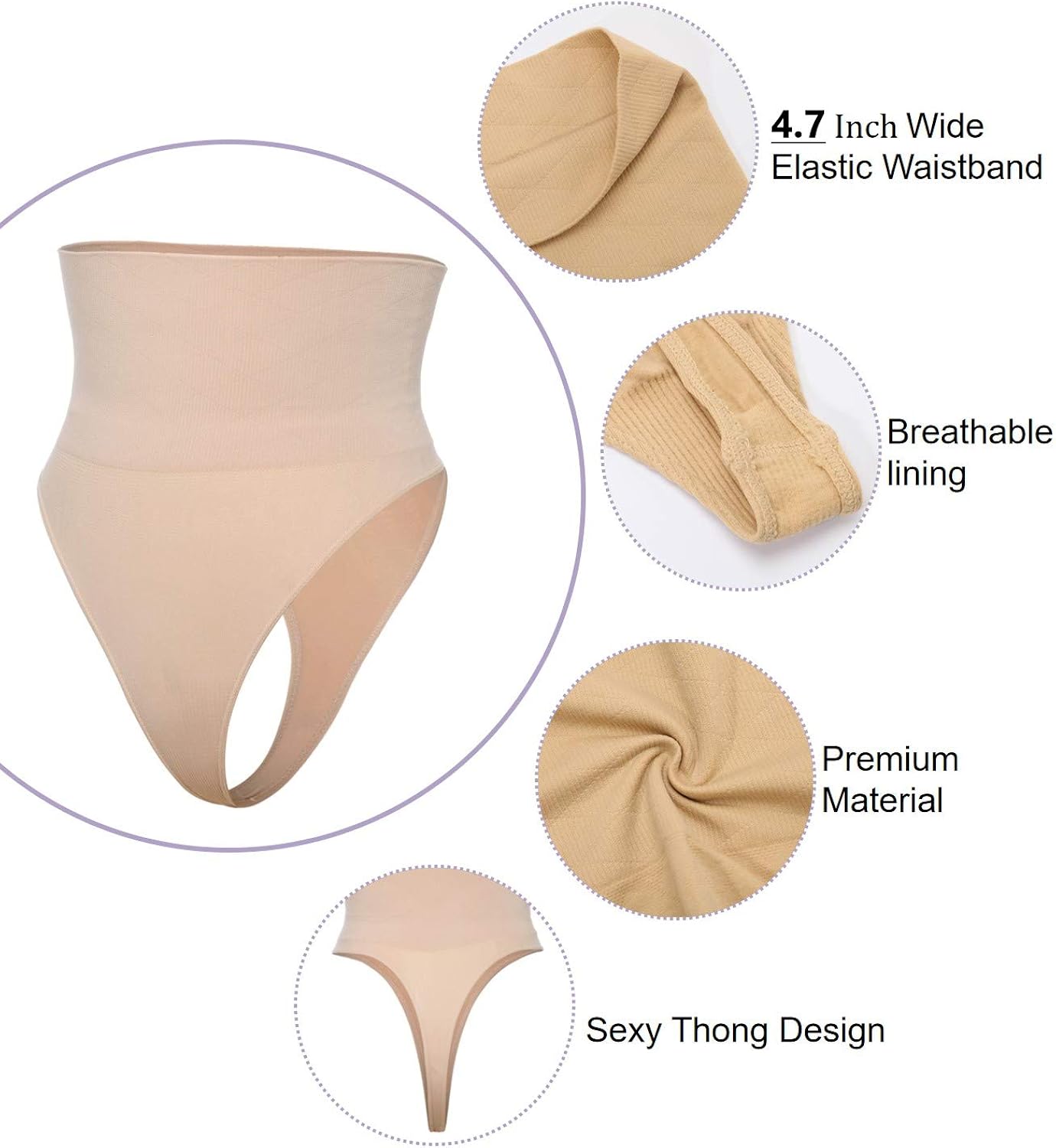 string invisible taille haute