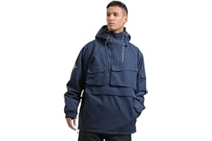 BSASB Mens Snowboard Jacket Ski Pullover Coat Warm Waterproof Windproof Men Snowboarding Jacket Winter Sports