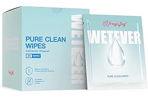TRACY'S DOG Tracy’s Dog Feminine Wipes, pH-Balanced Natural Intimate Wet Wipes for Women & Couples — Individually Wrapped Travel Packs, 20 Count