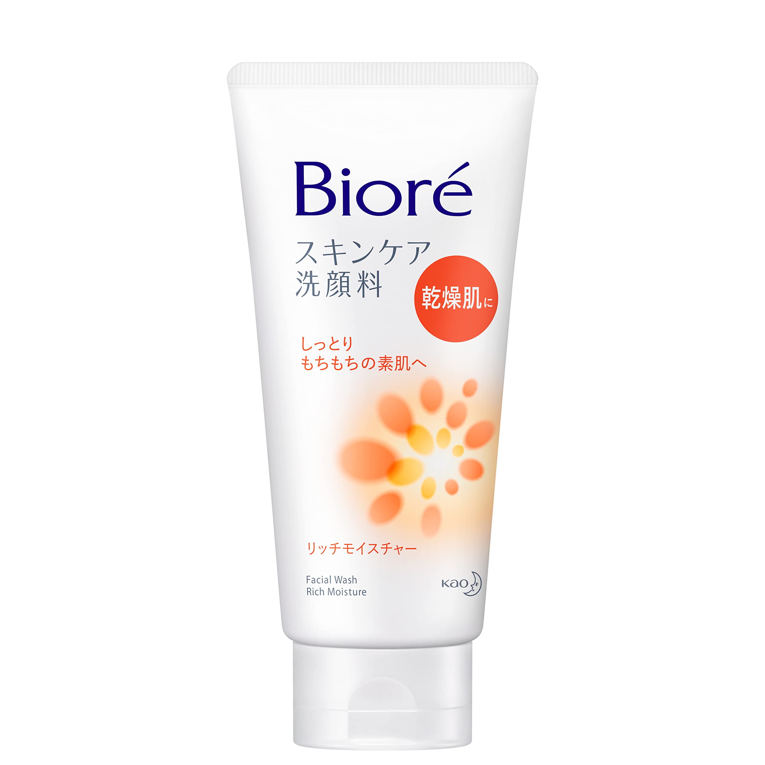 Biore Facial Washing Foam Rich Moisture - 130g [Health and Beauty]