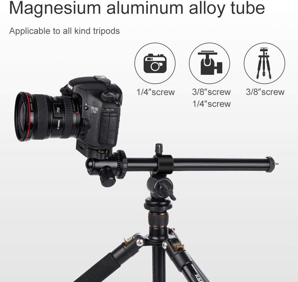 K&F Concept Magnesium Alloy Rotatable Multi-Angle Center Column with Locking System